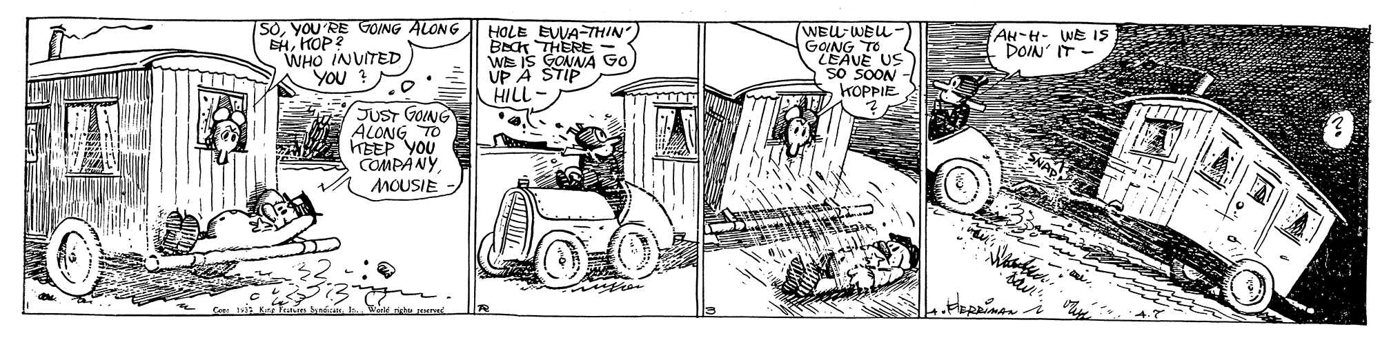 NEW! Krazy Kat sees himself in the papers - visit the Cartoon Museum's exhibition on comic cats main image 0