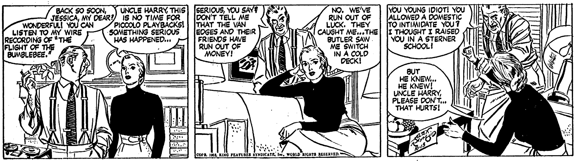 Rip Kirby Comic Strip 1952-10-15 | Comics Kingdom