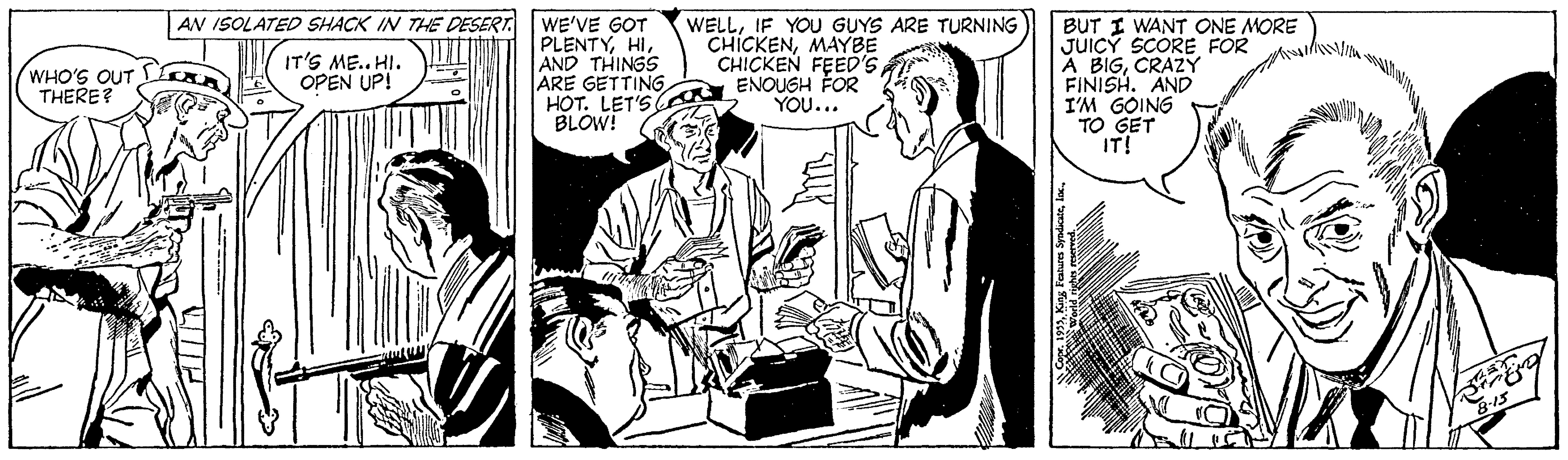 Rip Kirby Comic Strip 1955-08-13 | Comics Kingdom