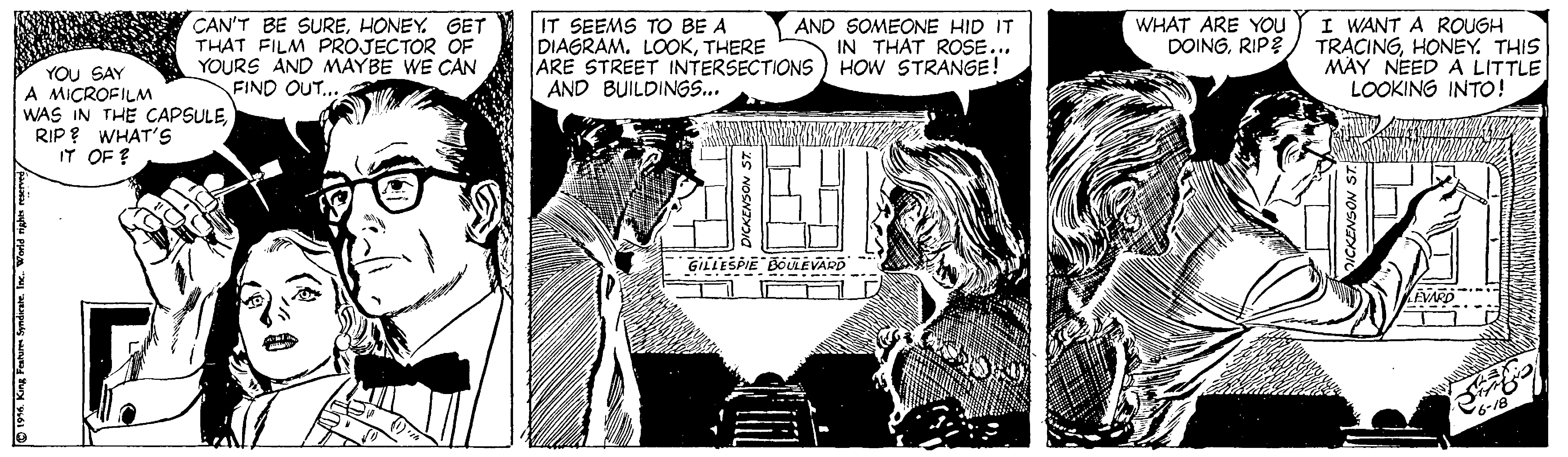 Rip Kirby Comic Strip 1956-06-18 | Comics Kingdom