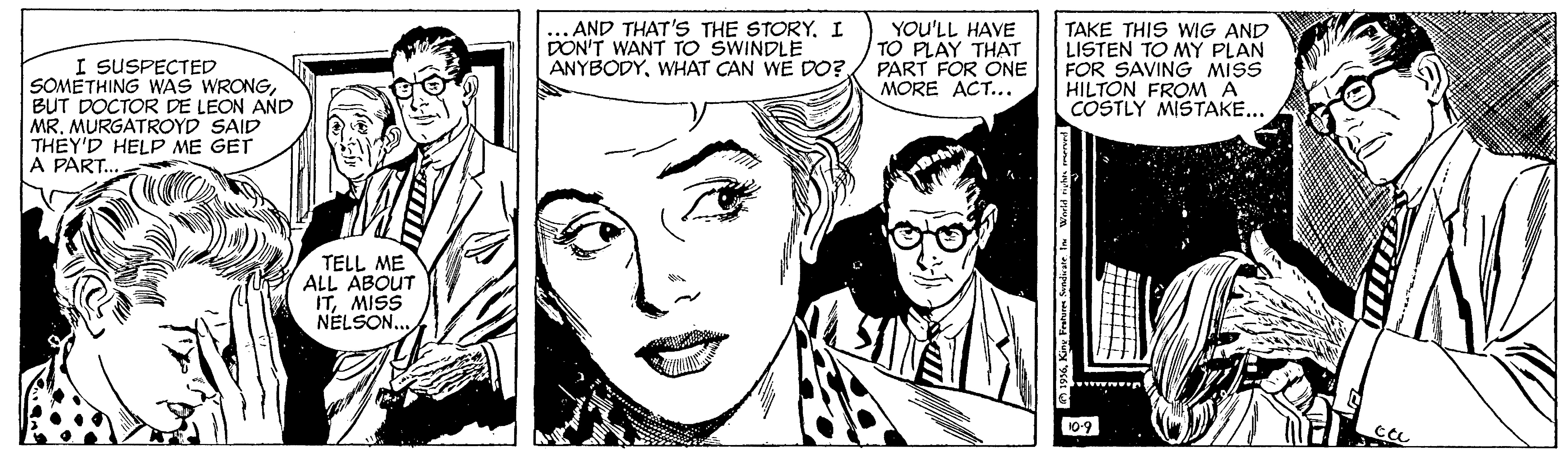 Rip Kirby Comic Strip 1956-10-09 | Comics Kingdom