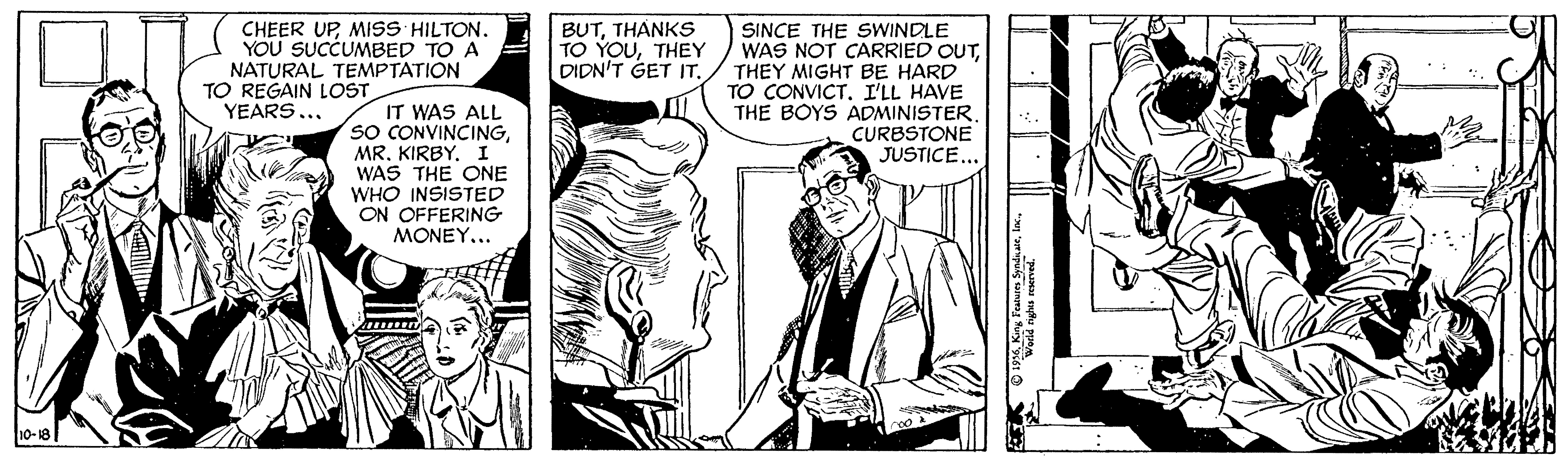 Rip Kirby Comic Strip 1956-10-18 | Comics Kingdom
