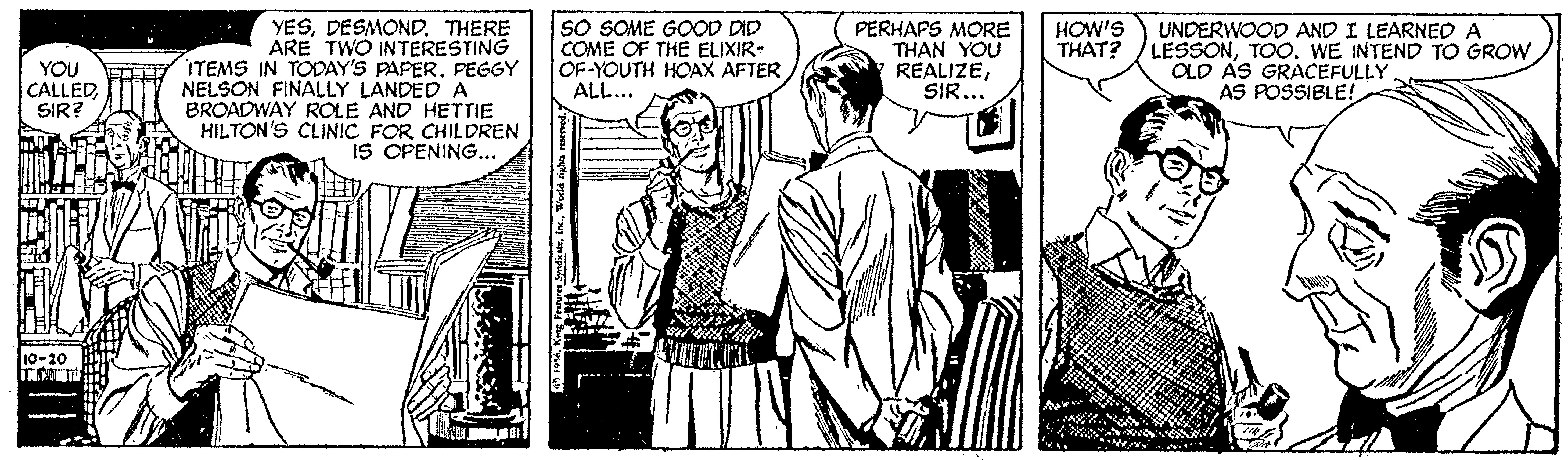 Rip Kirby Comic Strip 1956-10-20 | Comics Kingdom