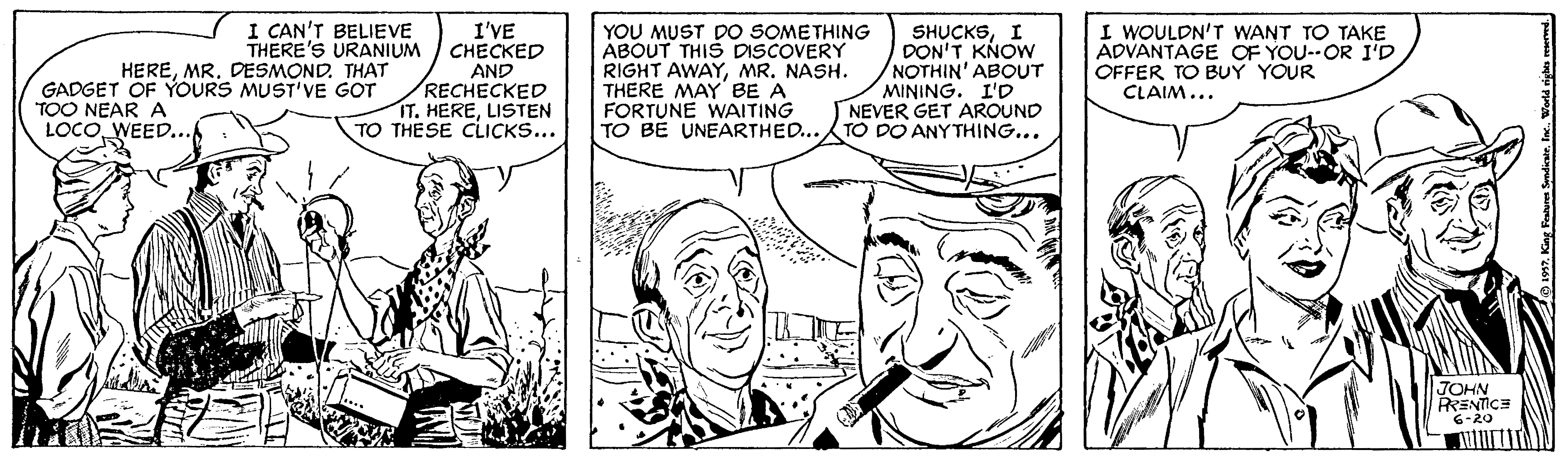 Rip Kirby Comic Strip 1957-06-20 | Comics Kingdom