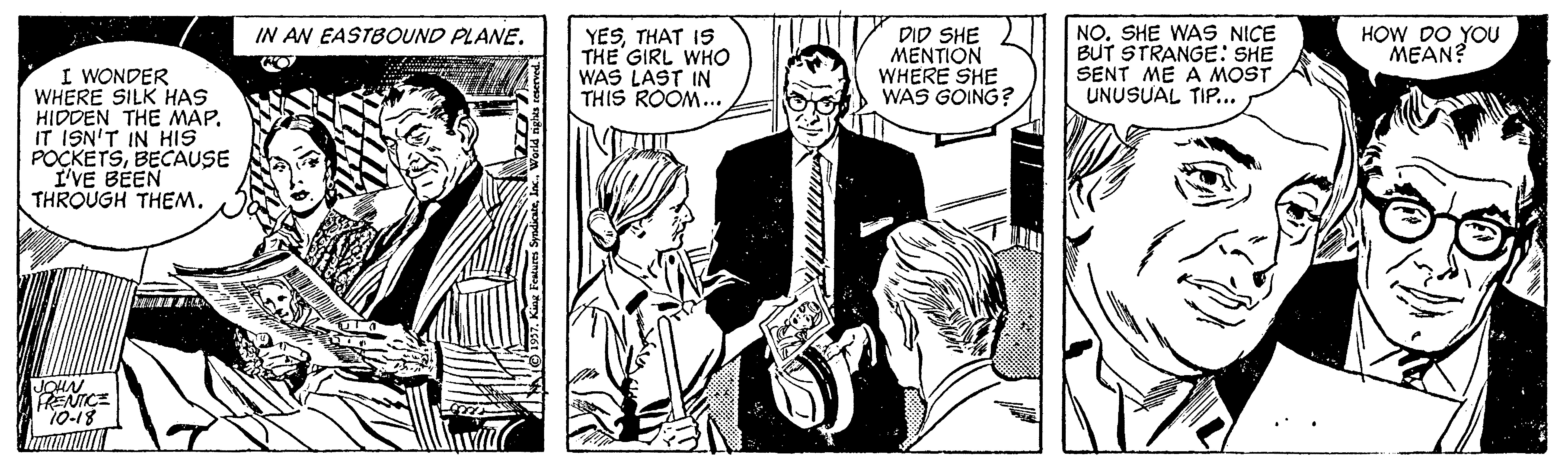 Rip Kirby Comic Strip 1957-10-18 | Comics Kingdom