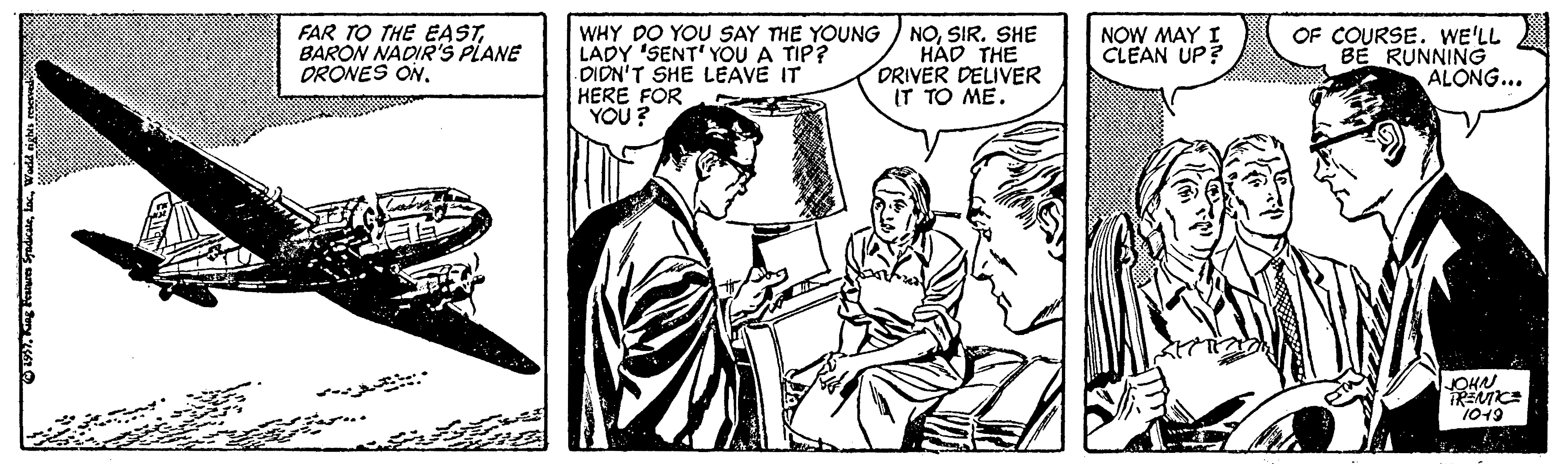 Rip Kirby Comic Strip 1957-10-19 | Comics Kingdom