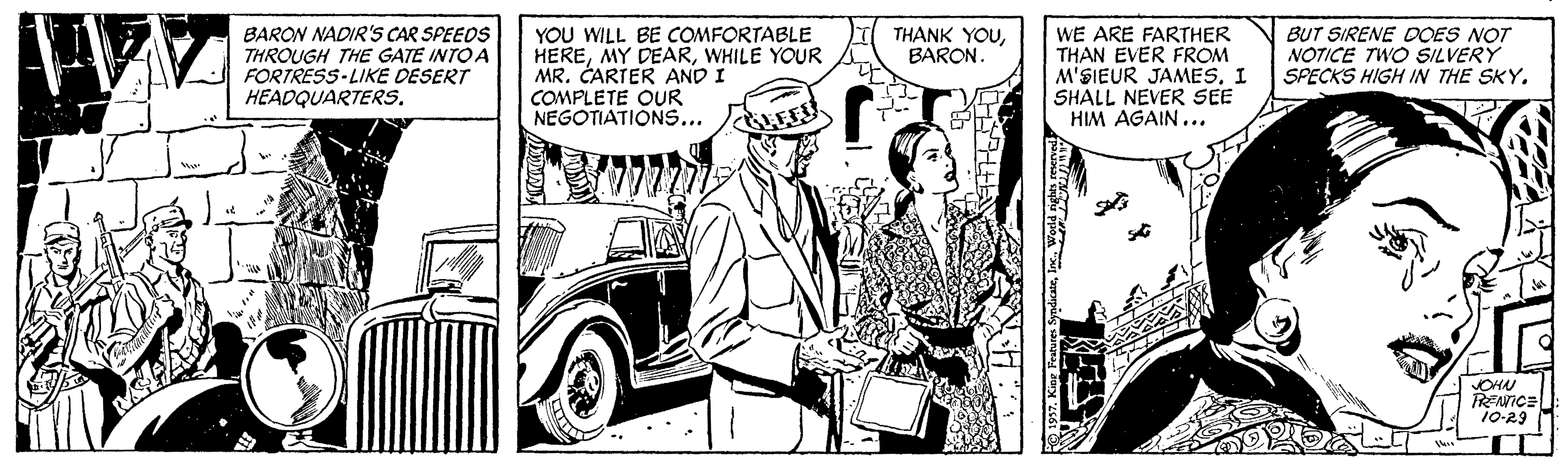Rip Kirby Comic Strip 1957-10-29 | Comics Kingdom