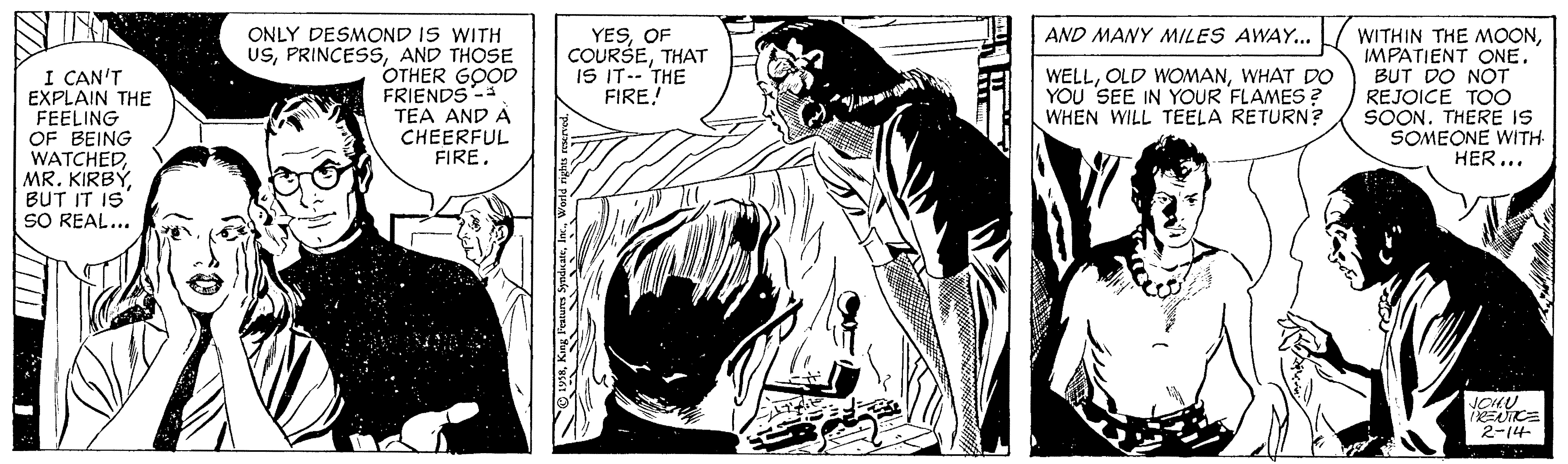 Rip Kirby Comic Strip 1958-02-14 | Comics Kingdom