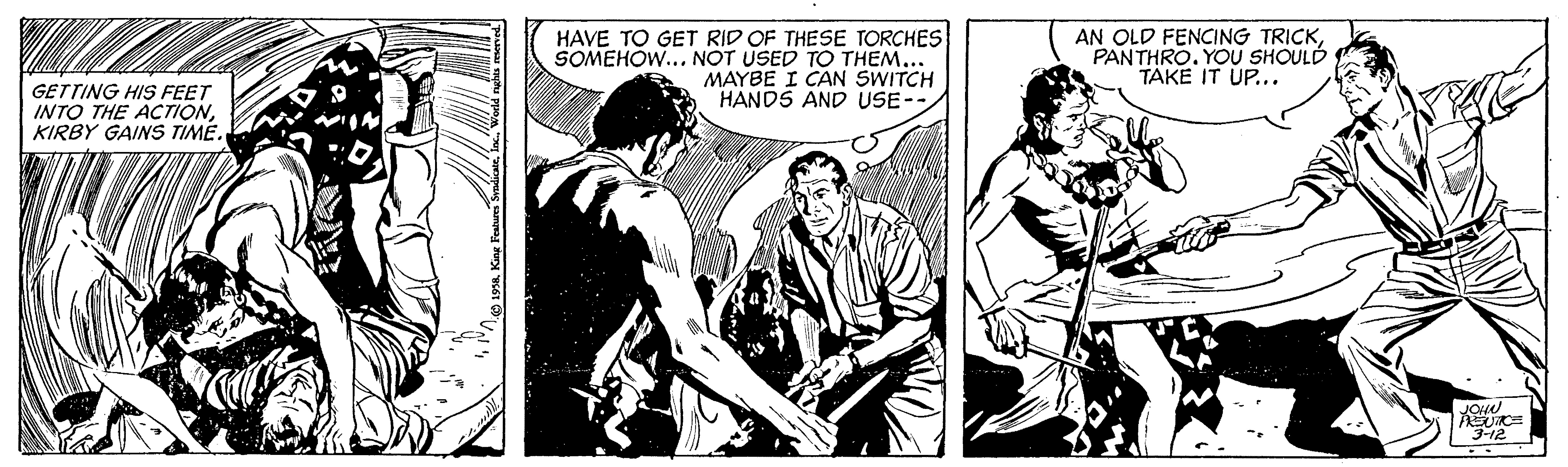 Rip Kirby Comic Strip 1958-03-12 | Comics Kingdom