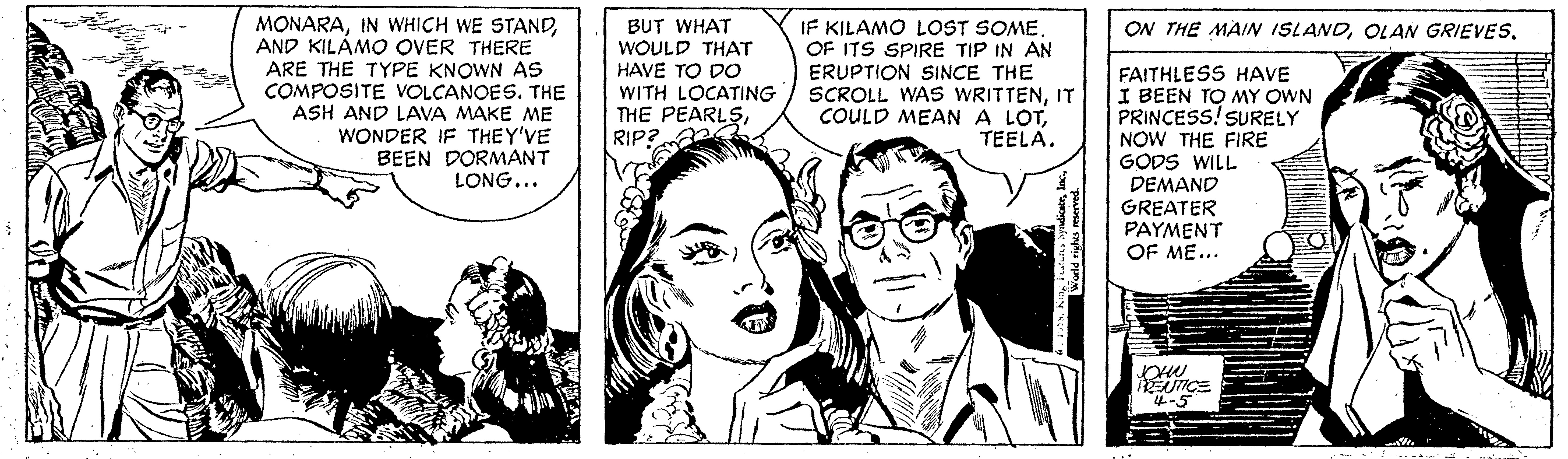 Rip Kirby Comic Strip 1958-04-05 | Comics Kingdom