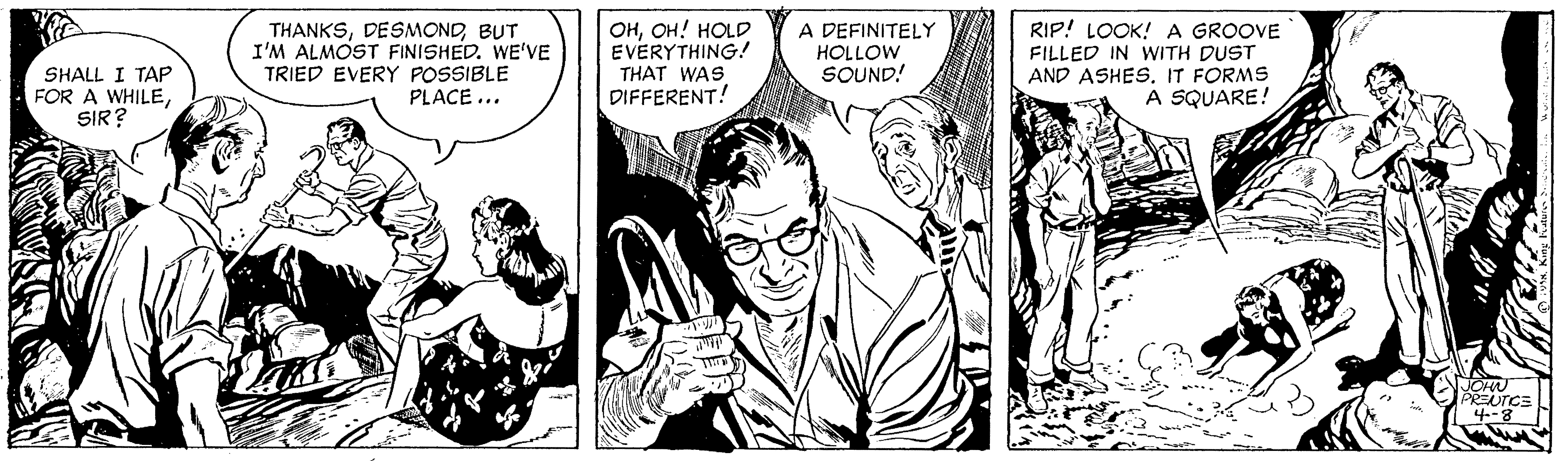 Rip Kirby Comic Strip 1958-04-08 | Comics Kingdom