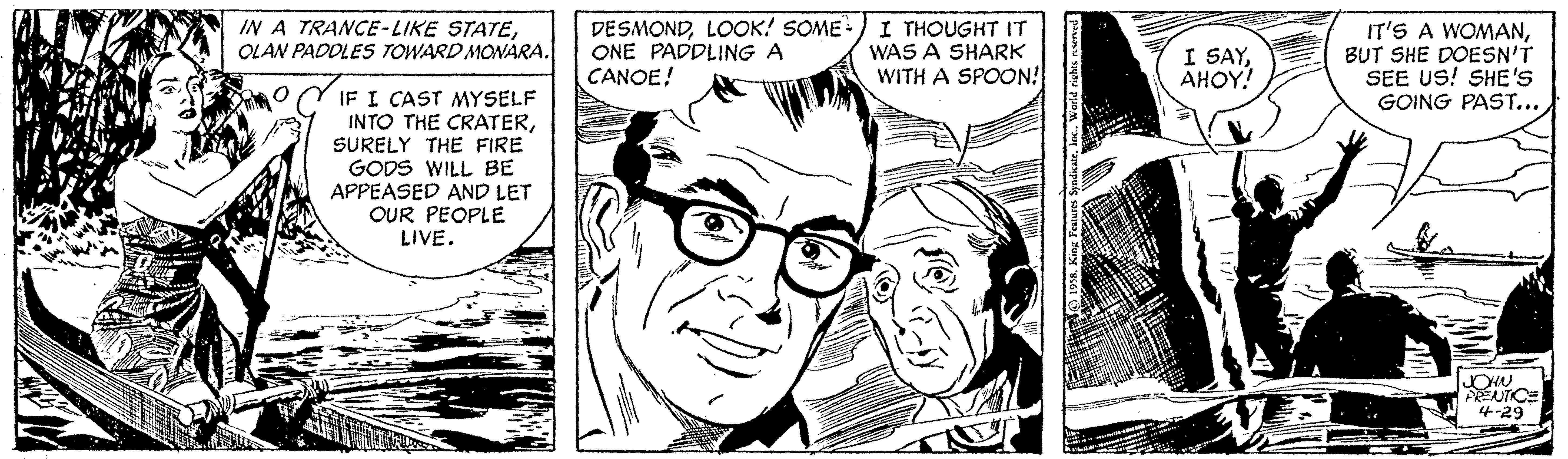 Rip Kirby Comic Strip 1958-04-29 | Comics Kingdom
