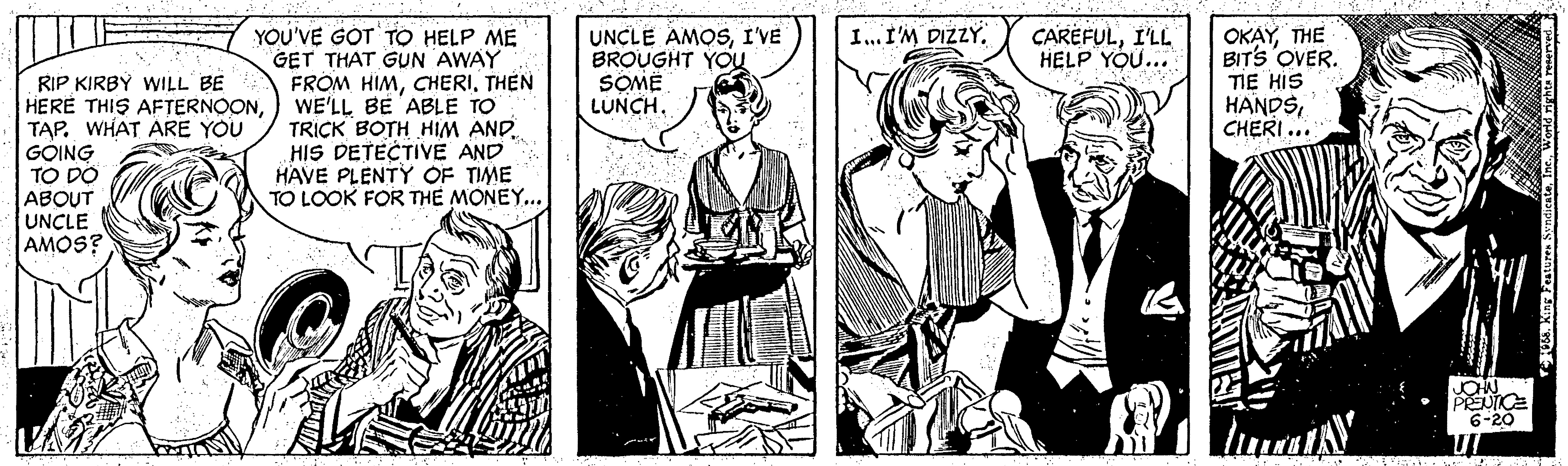 Rip Kirby Comic Strip 1958-06-20 | Comics Kingdom