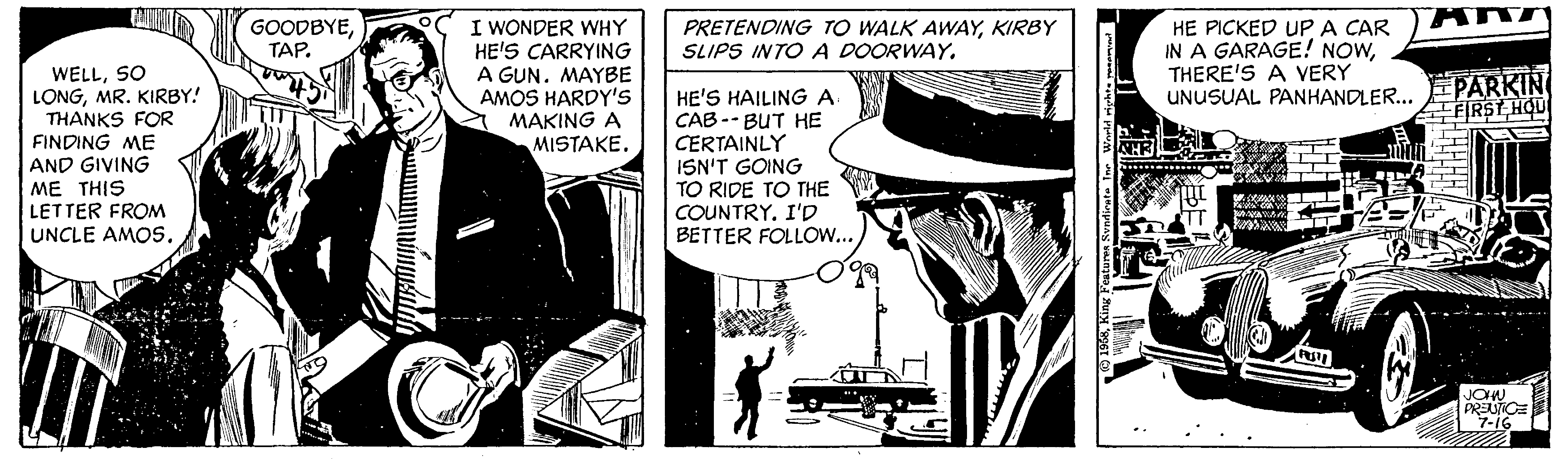 Rip Kirby Comic Strip 1958-07-16 | Comics Kingdom