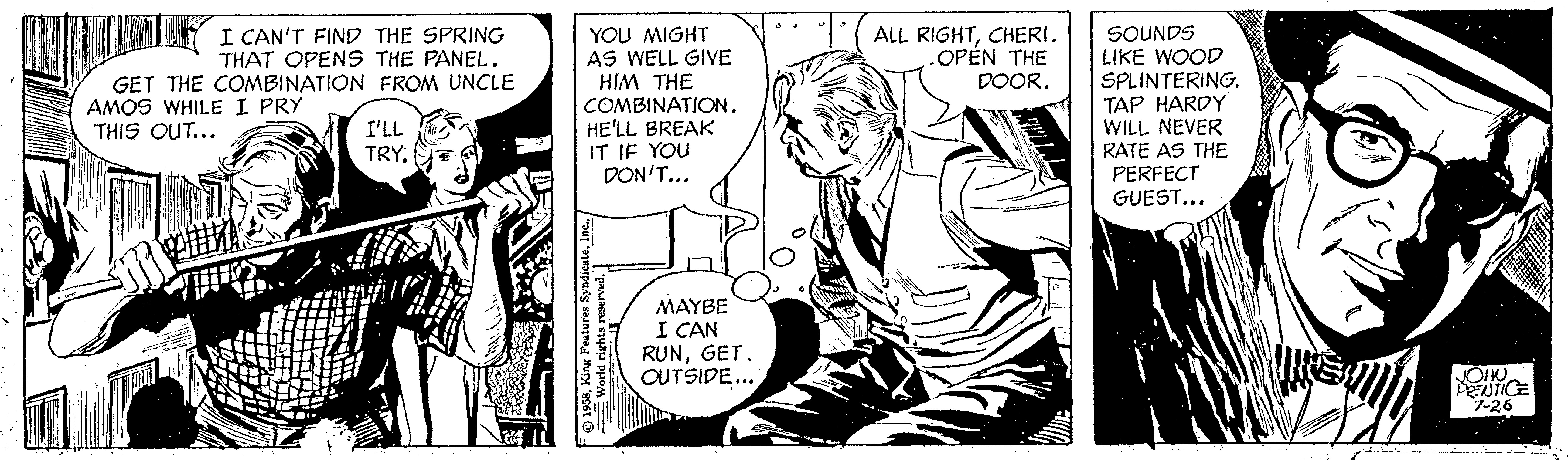 Rip Kirby Comic Strip 1958-07-26 | Comics Kingdom