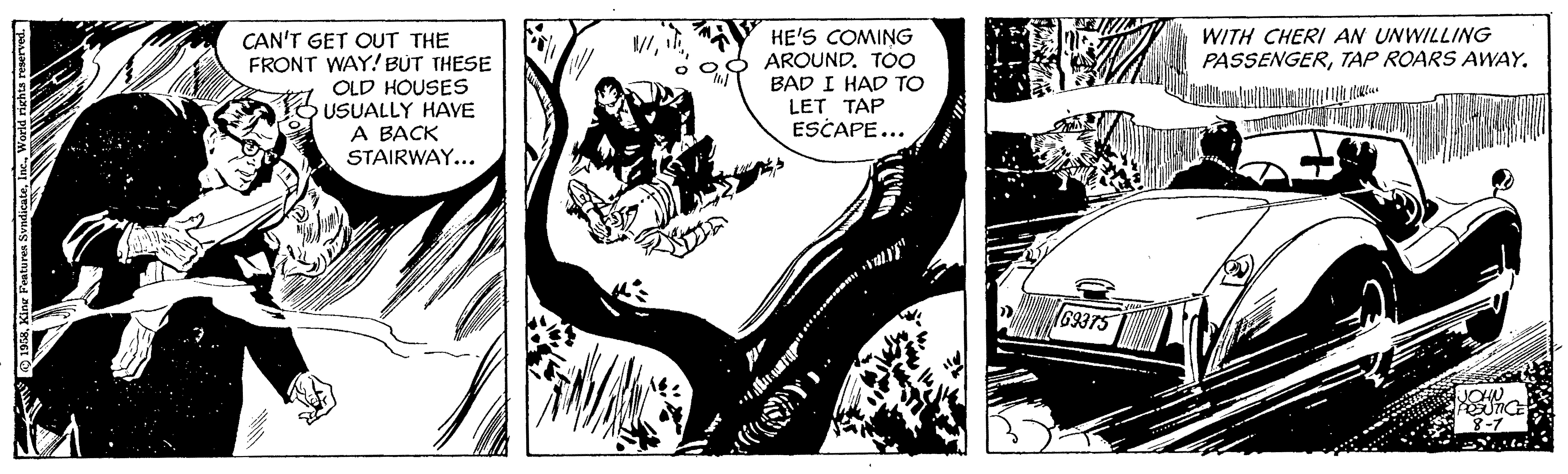 Rip Kirby Comic Strip 1958-08-07 | Comics Kingdom