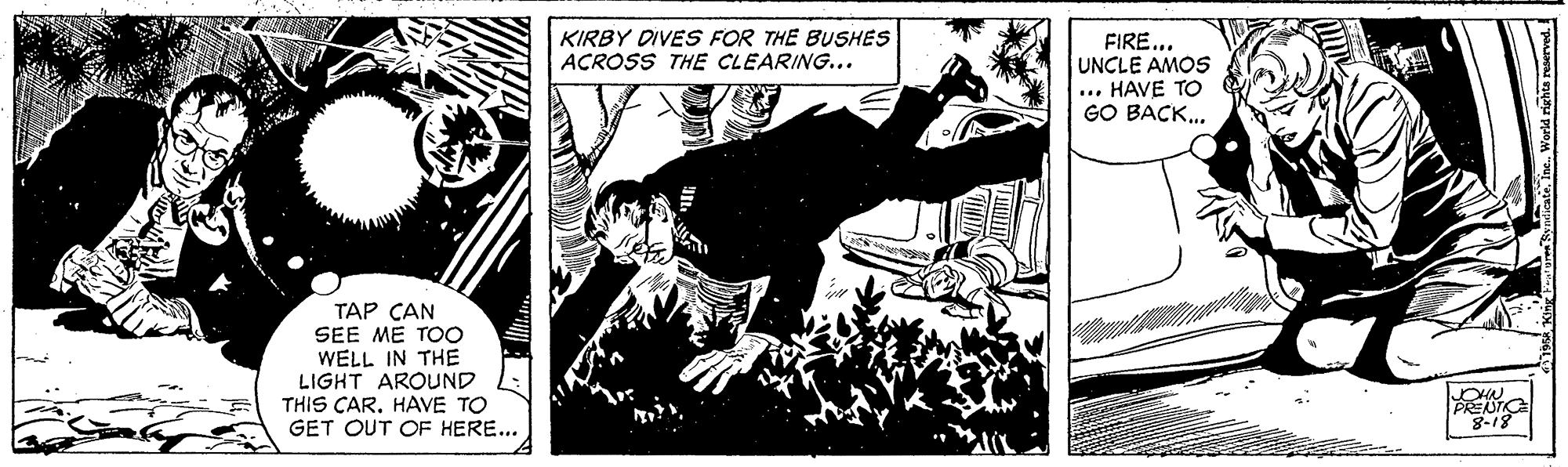 Rip Kirby Comic Strip 1958-08-18 | Comics Kingdom