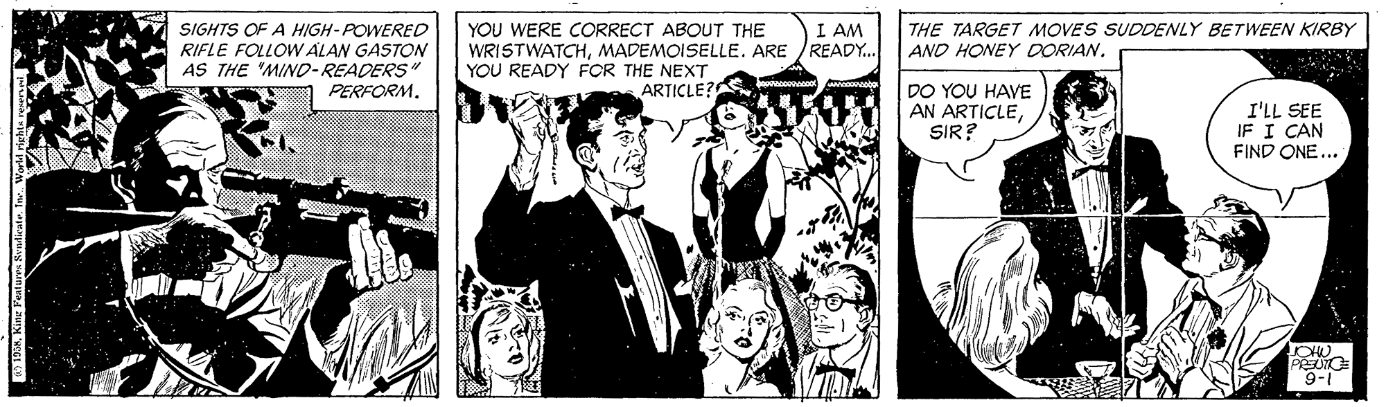 Rip Kirby Comic Strip 1958-09-01 | Comics Kingdom
