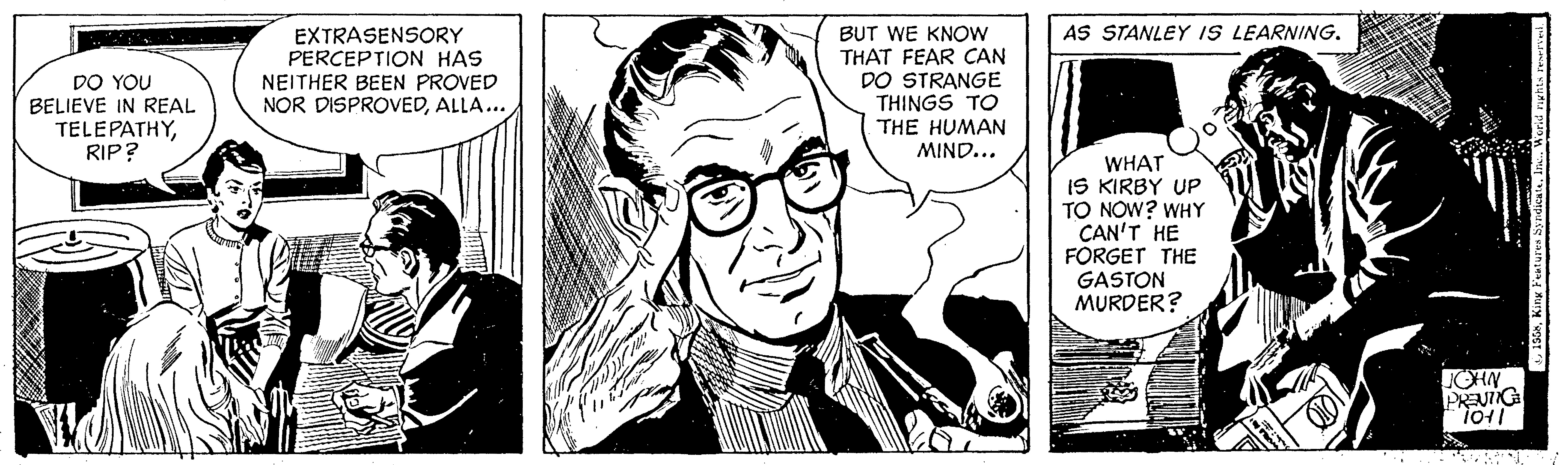 Rip Kirby Comic Strip 1958-10-11 | Comics Kingdom