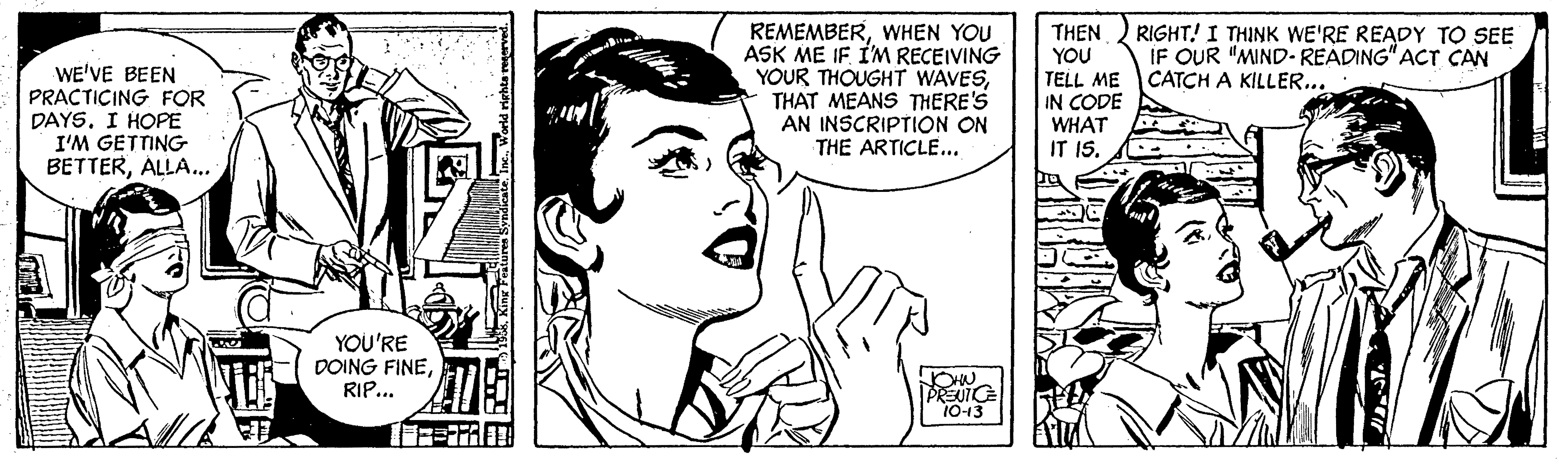 Rip Kirby Comic Strip 1958-10-13 | Comics Kingdom