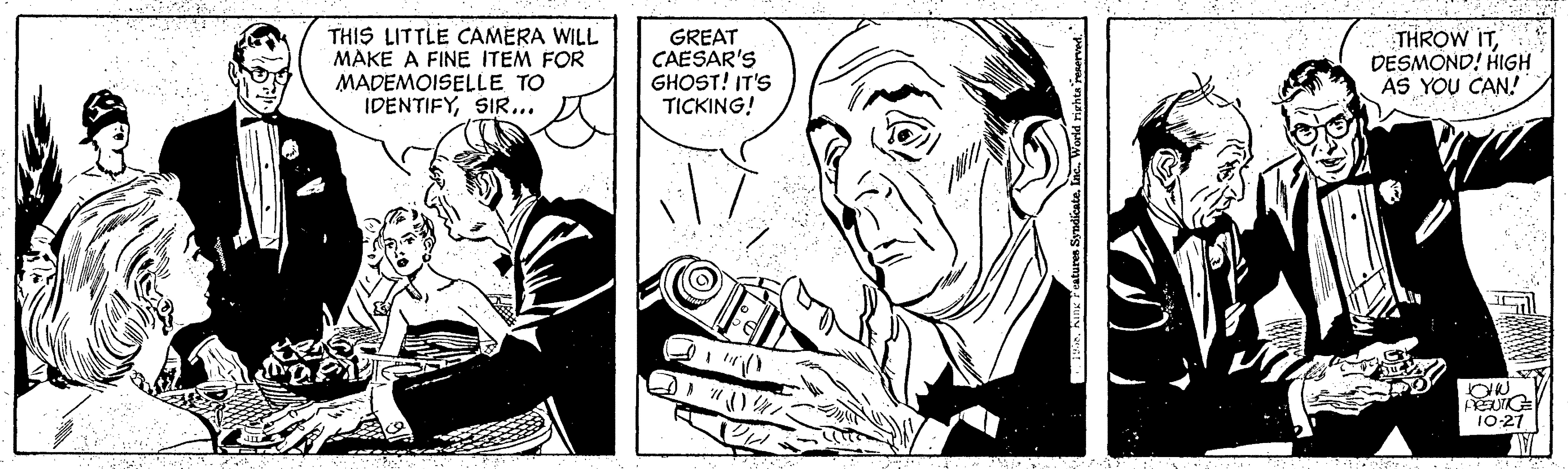 Rip Kirby Comic Strip 1958-10-27 | Comics Kingdom