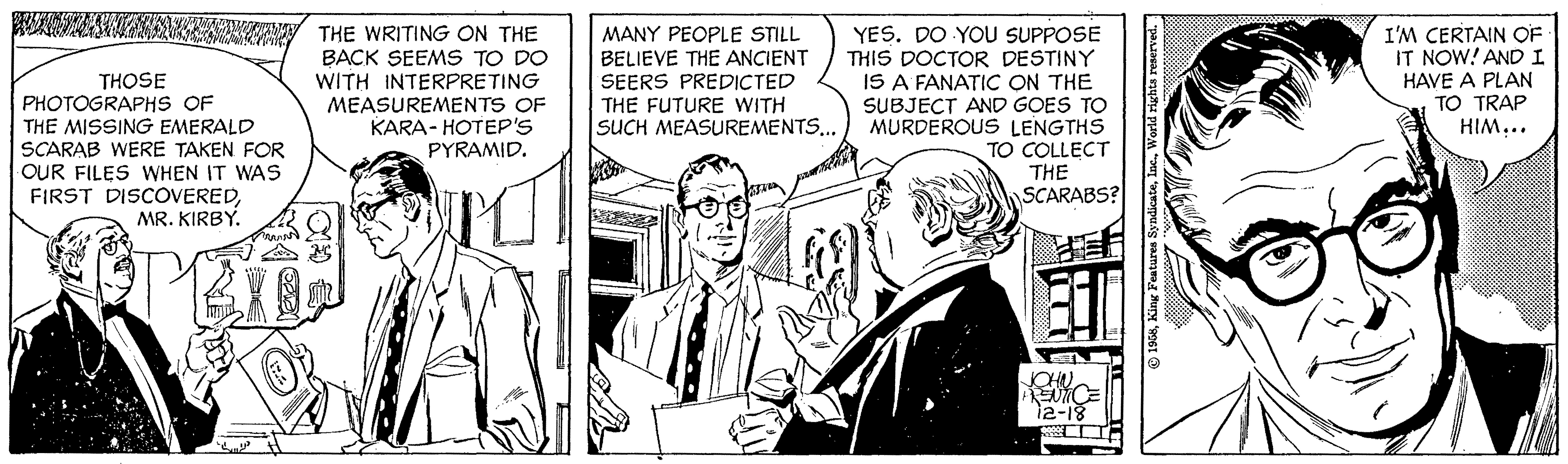 Rip Kirby Comic Strip 1958-12-18 | Comics Kingdom