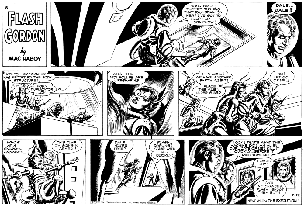 Flash Gordon Vintage Sundays Comic Strip 1959-02-22 | Comics Kingdom