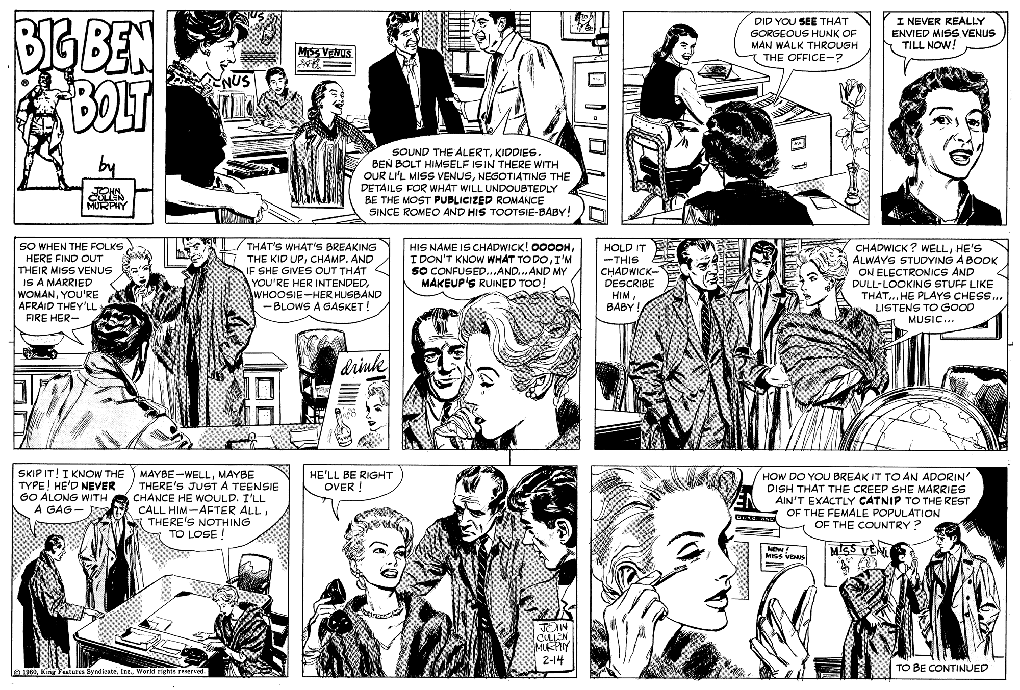 Big Ben Bolt Comic Strip 1960-02-14 | Comics Kingdom