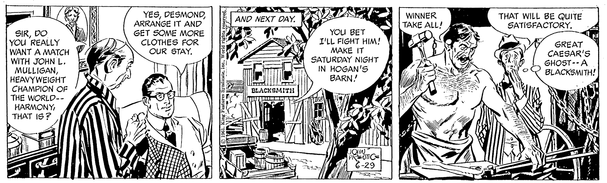 Rip Kirby Comic Strip 1961-06-29 | Comics Kingdom
