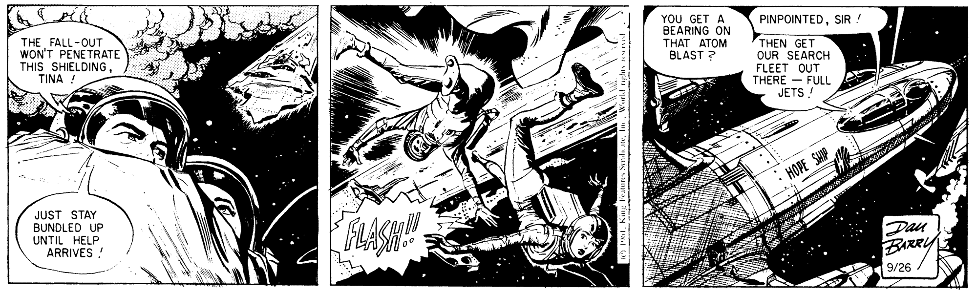 Flash Gordon Comic Strip 1961-09-26 | Comics Kingdom