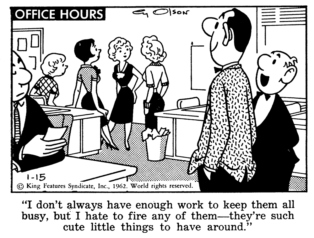 Office Hours Comic Strip 1962-01-15 | Comics Kingdom