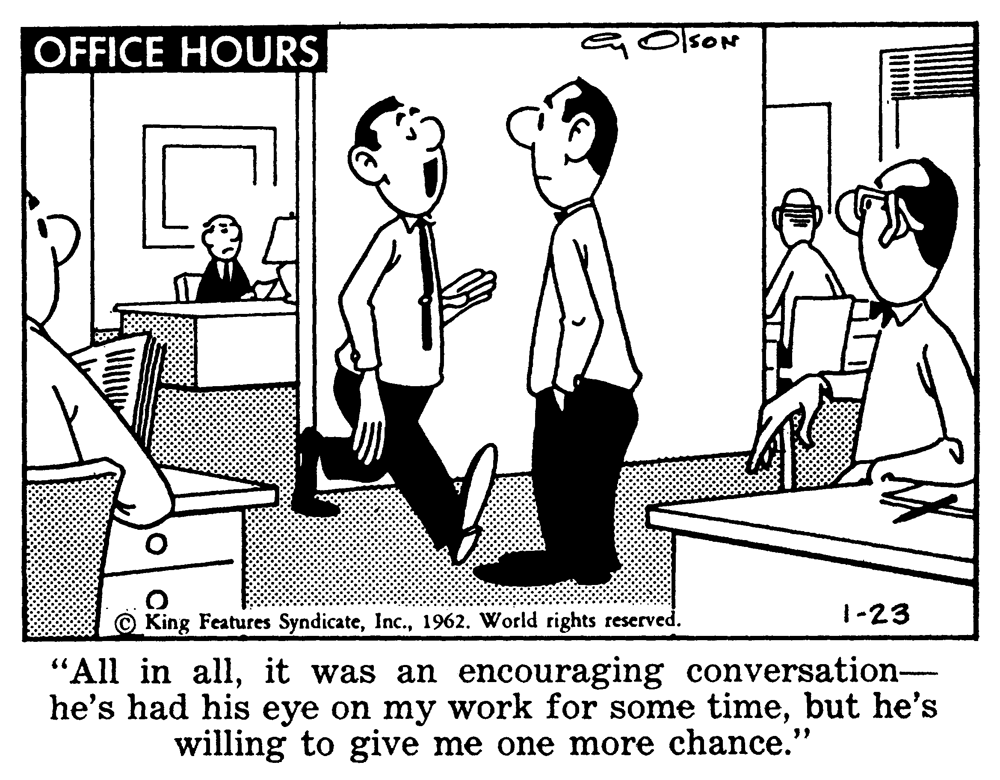 Office Hours Comic Strip 1962-01-23 | Comics Kingdom