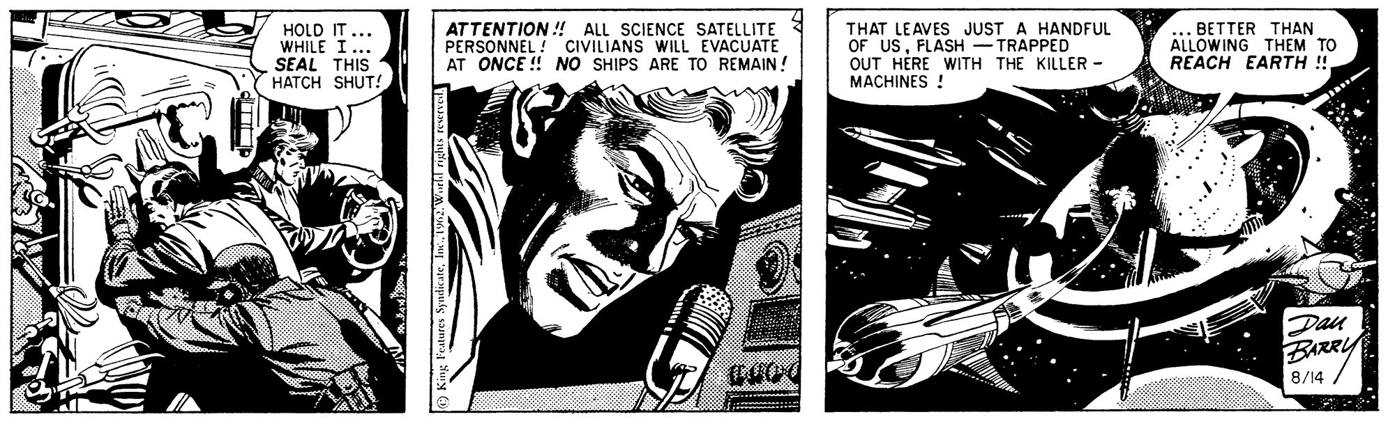 Flash Gordon Comic Strip 1962-08-14 | Comics Kingdom
