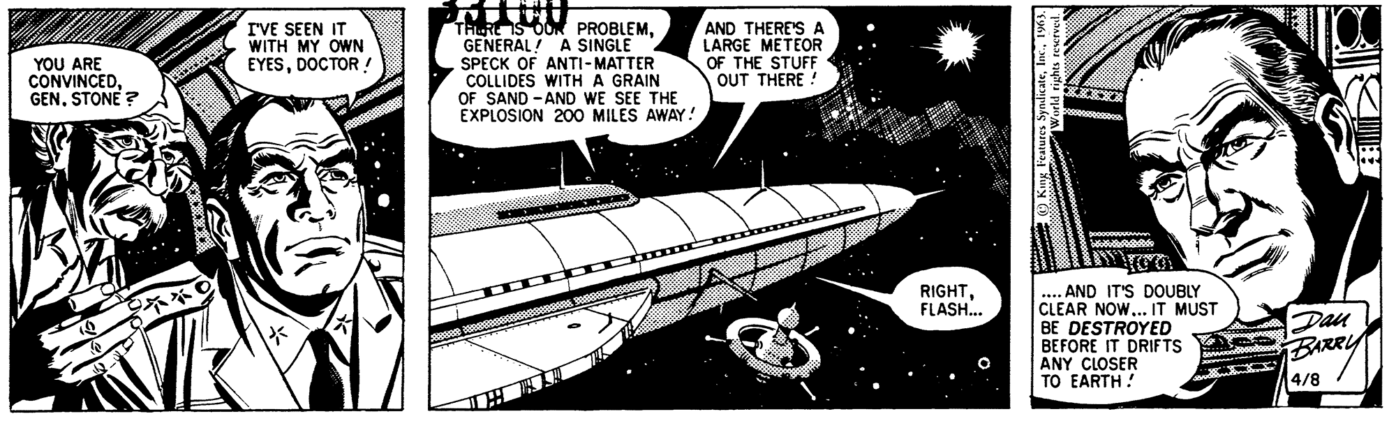 Flash Gordon Comic Strip 1963-04-08 | Comics Kingdom