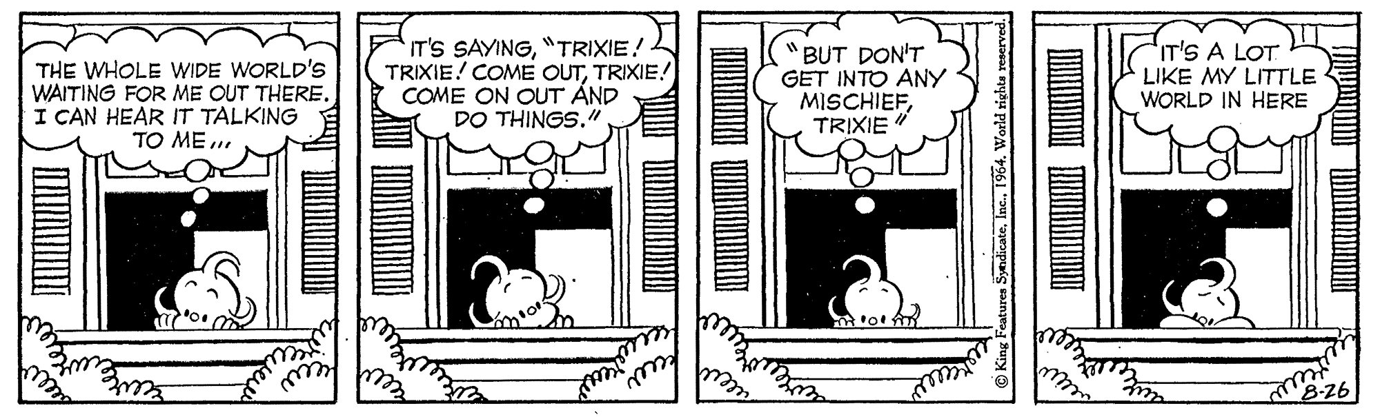 Hi and Lois Vintage Comic Strip 1964-08-26 | Comics Kingdom