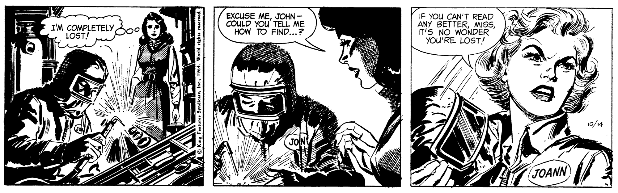 Flash Gordon Vintage Comic Strip 1964-10-14 | Comics Kingdom