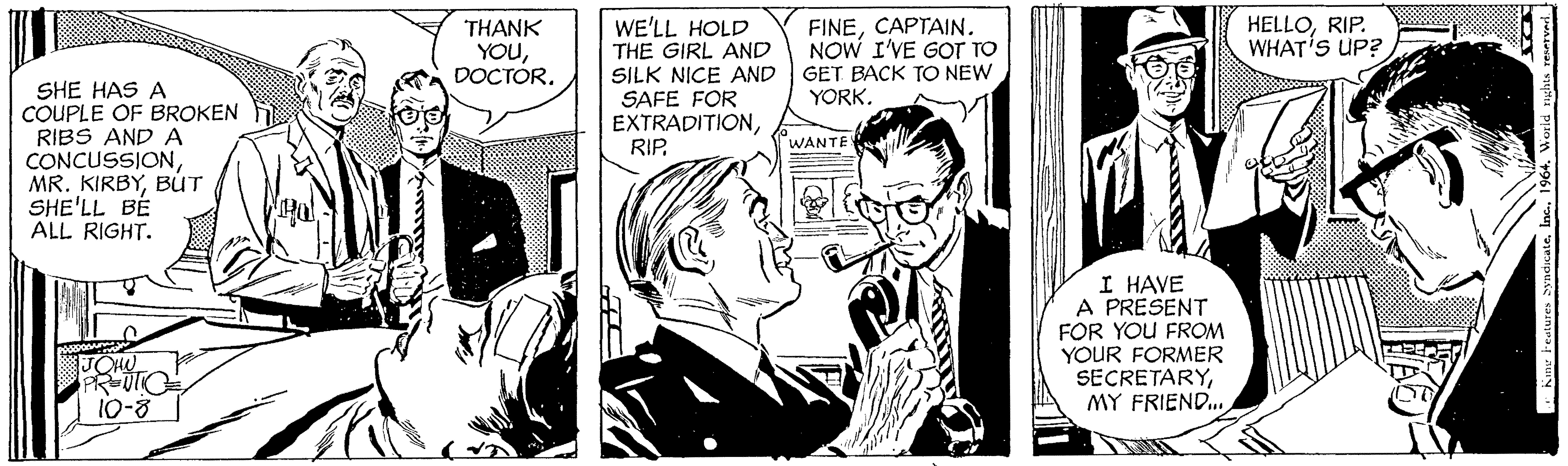 Rip Kirby Comic Strip 1964-10-08 | Comics Kingdom