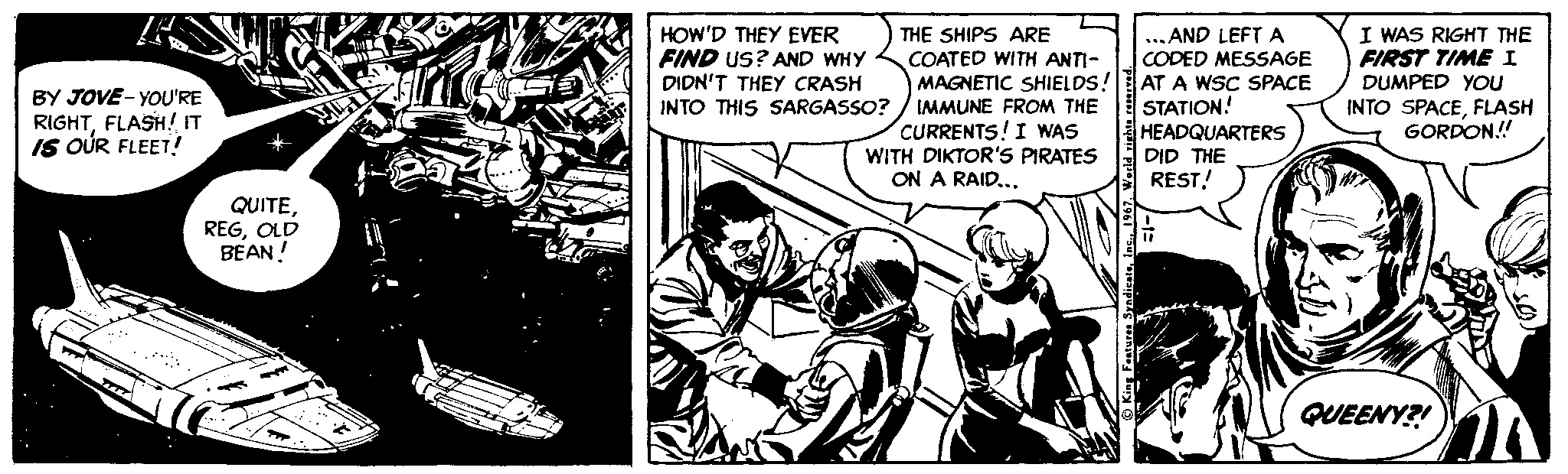 Flash Gordon Vintage Comic Strip 1967-01-11 | Comics Kingdom