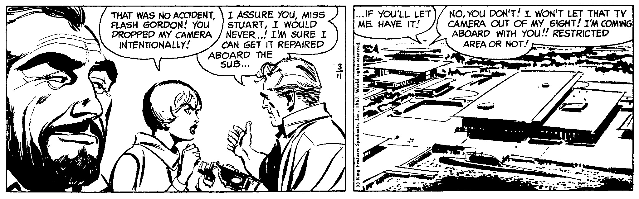 Flash Gordon Vintage Comic Strip 1967-03-11 | Comics Kingdom