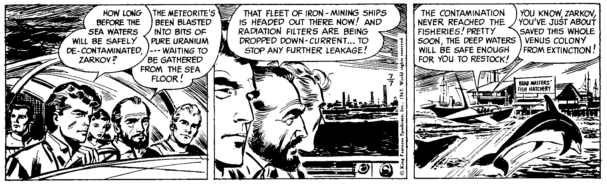 Flash Gordon Vintage Comic Strip 1967-07-07 | Comics Kingdom