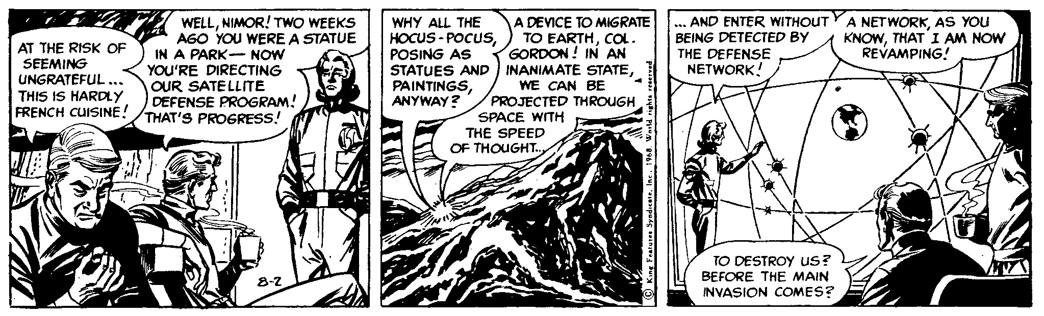 Flash Gordon Comic Strip 1968-08-02 | Comics Kingdom