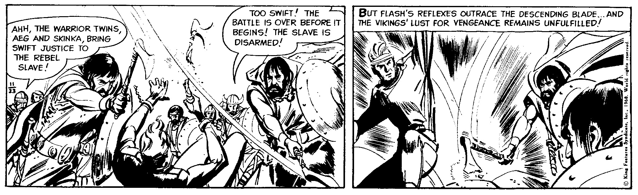Flash Gordon Vintage Comic Strip 1968-11-23 | Comics Kingdom