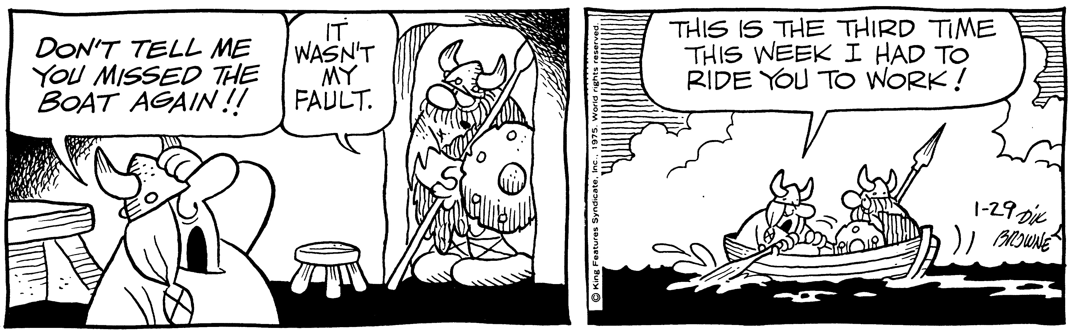 Hagar The Horrible Comic Strip 19750129 Comics Kingdom