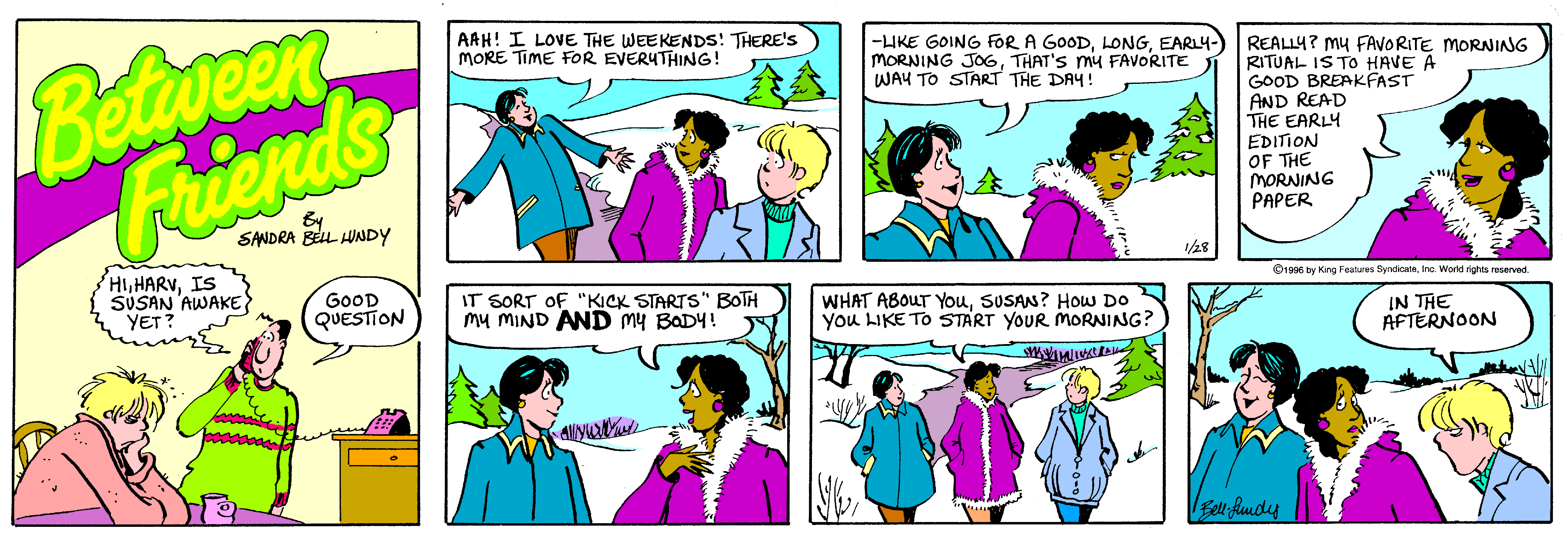 Between Friends Comic Strip 1996-01-28 | Comics Kingdom