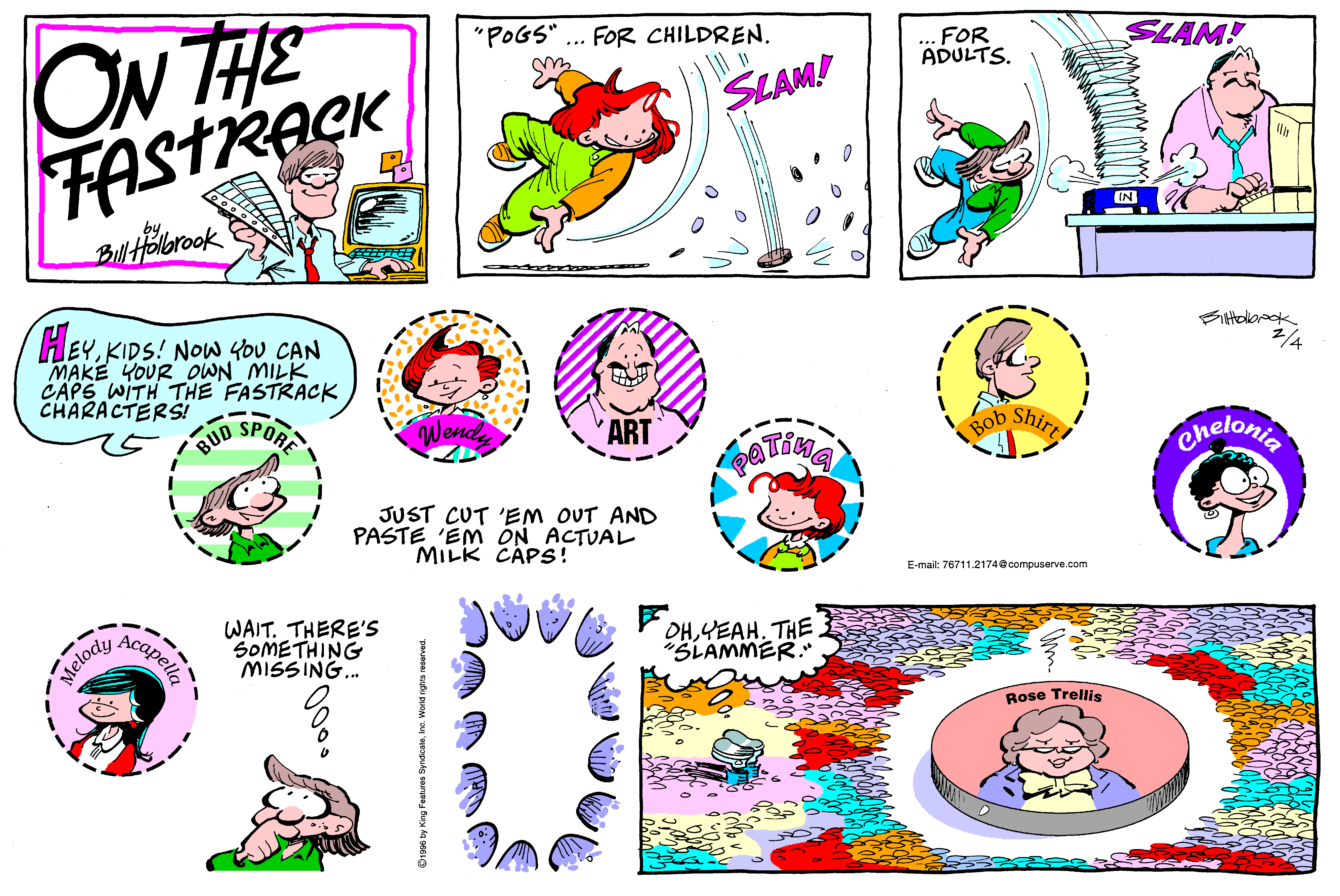 On The Fastrack Comic Strip 1996-02-04 | Comics Kingdom