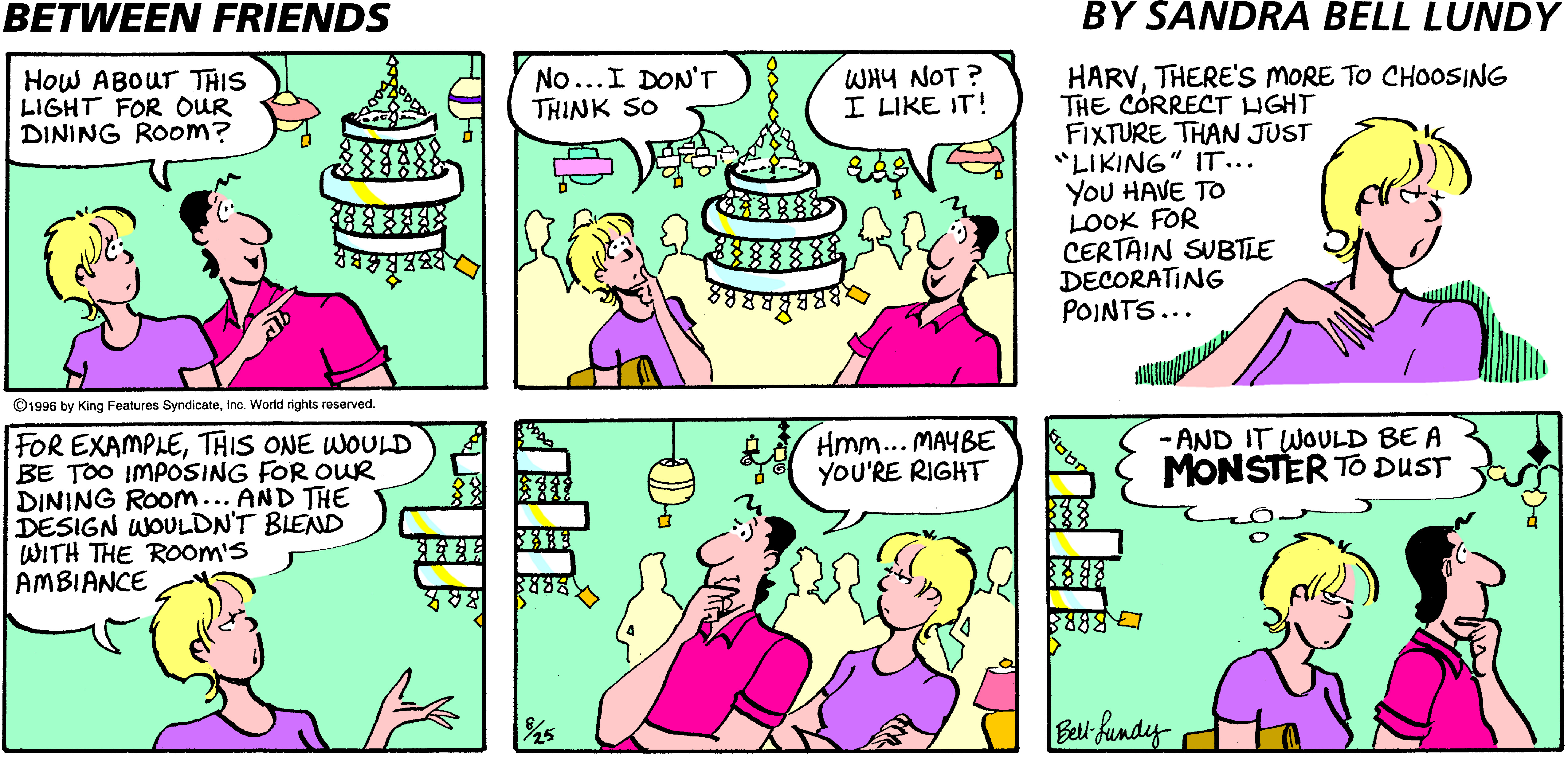 Between Friends Comic Strip 1996-08-25 | Comics Kingdom