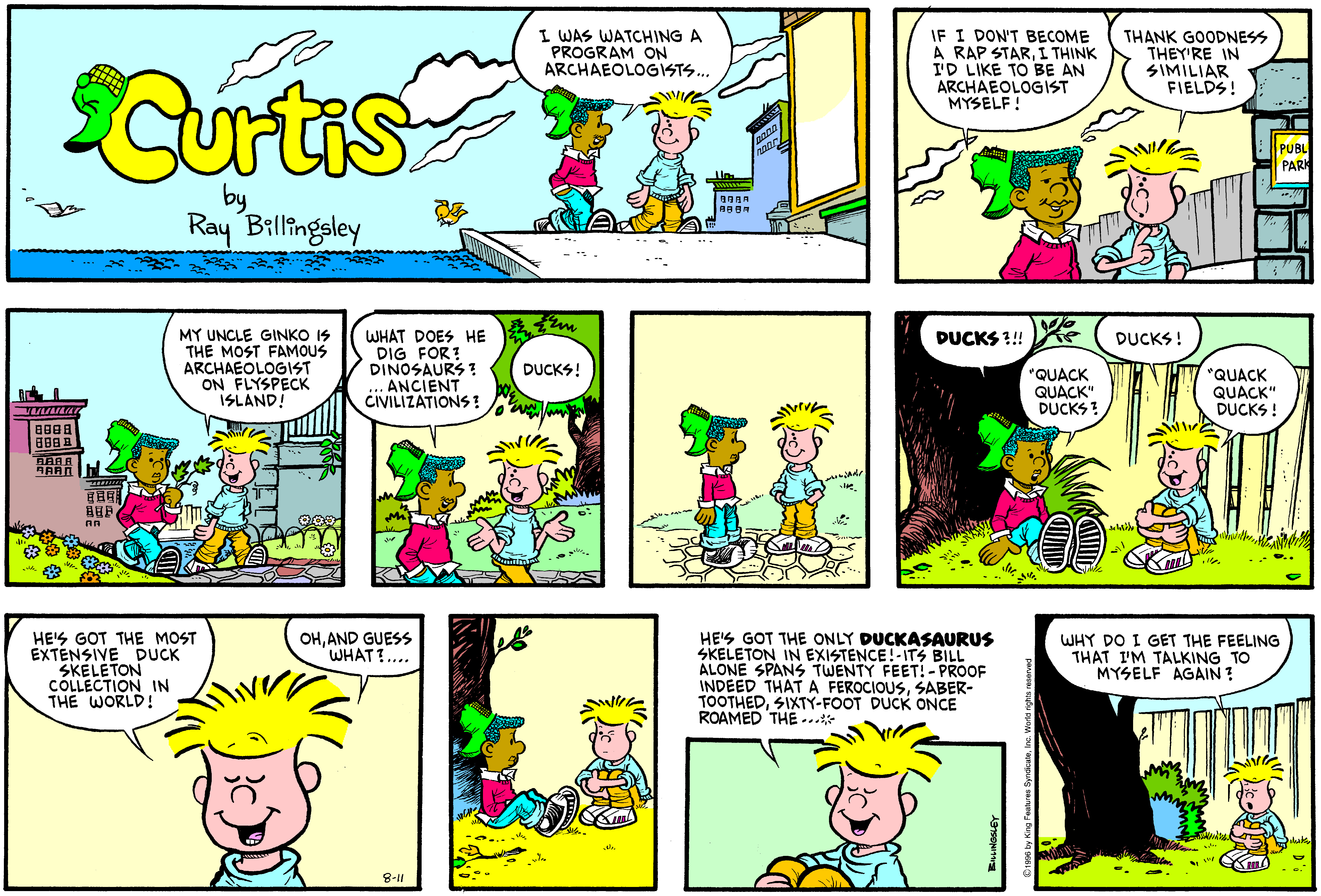 Curtis Comic Strip 1996-08-11 | Comics Kingdom
