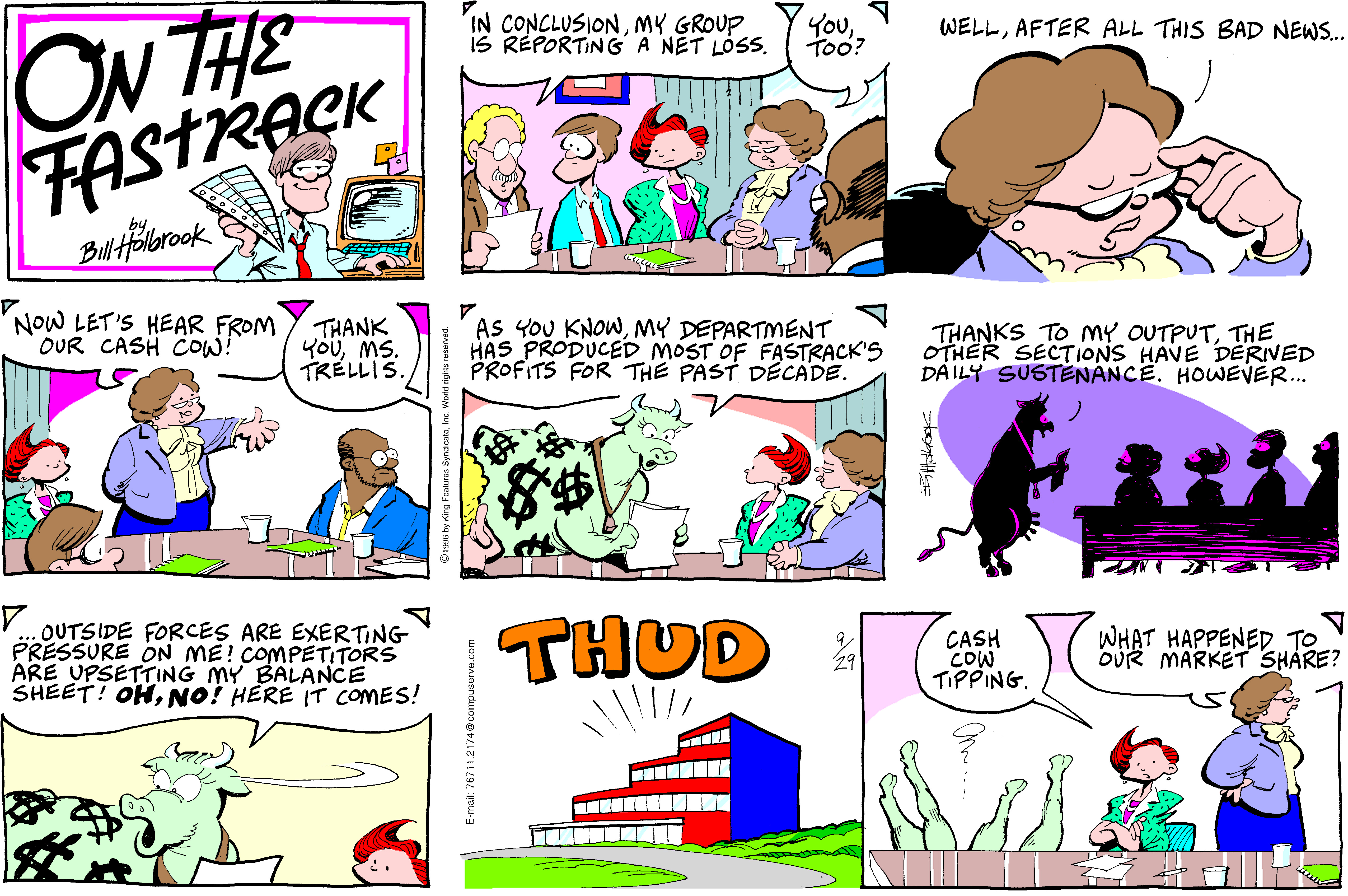 On The Fastrack Comic Strip 1996-09-29 | Comics Kingdom