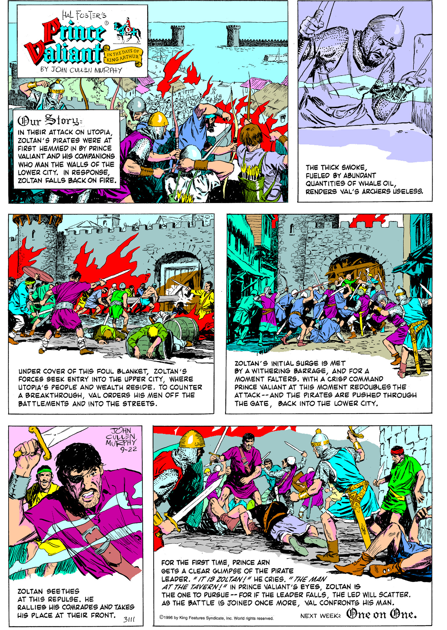 Prince Valiant Comic Strip 1996-09-22 | Comics Kingdom
