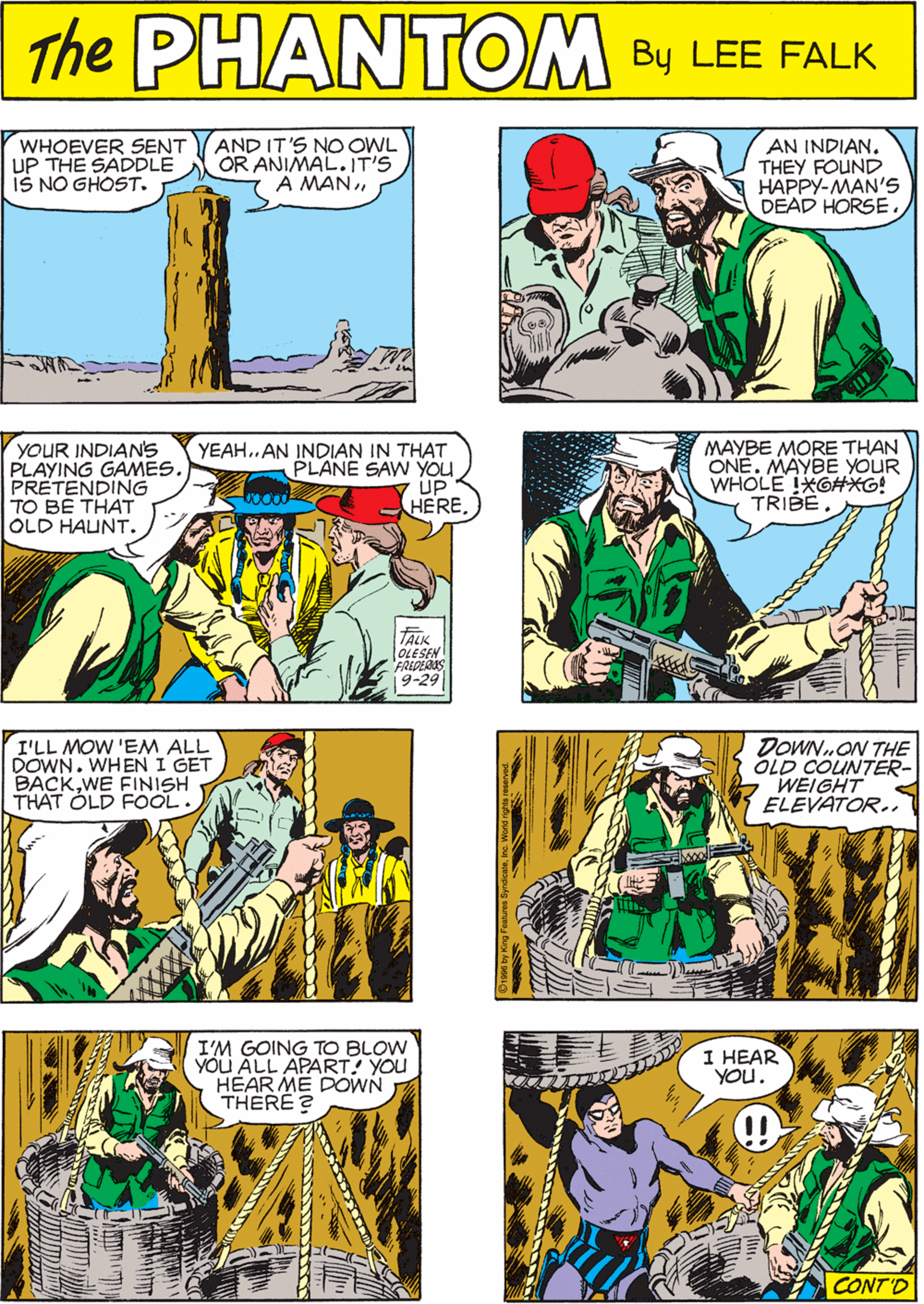 The Phantom Comic Strip 1996-09-29 | Comics Kingdom